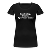 Aperture Mode Women’s Photographer T-Shirt - black
