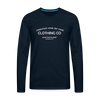 Save the Planet Men's Premium Long Sleeve T-Shirt - deep navy