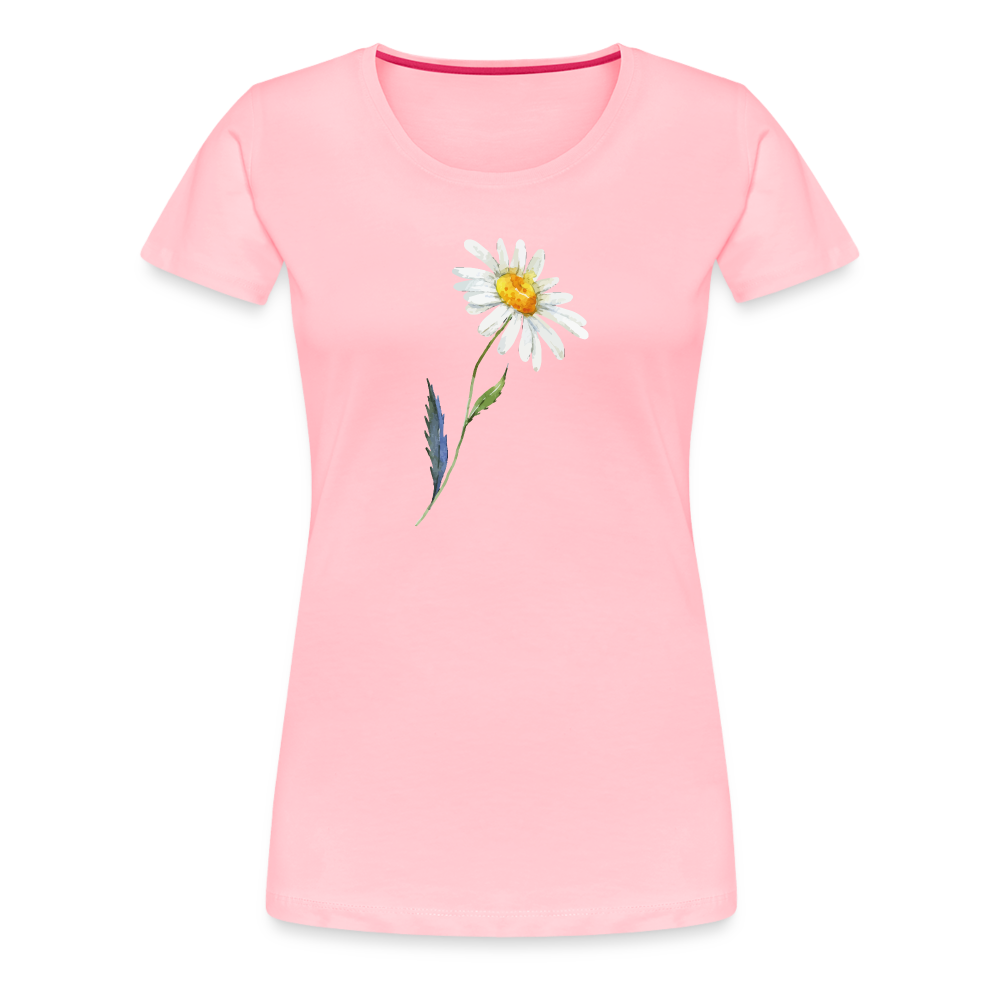 Graphic Daisy Women’s Premium T-Shirt - pink