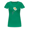 Graphic Daisy Women’s Premium T-Shirt - kelly green