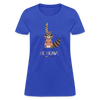 Be Brave Racoon Women's T-Shirt - royal blue