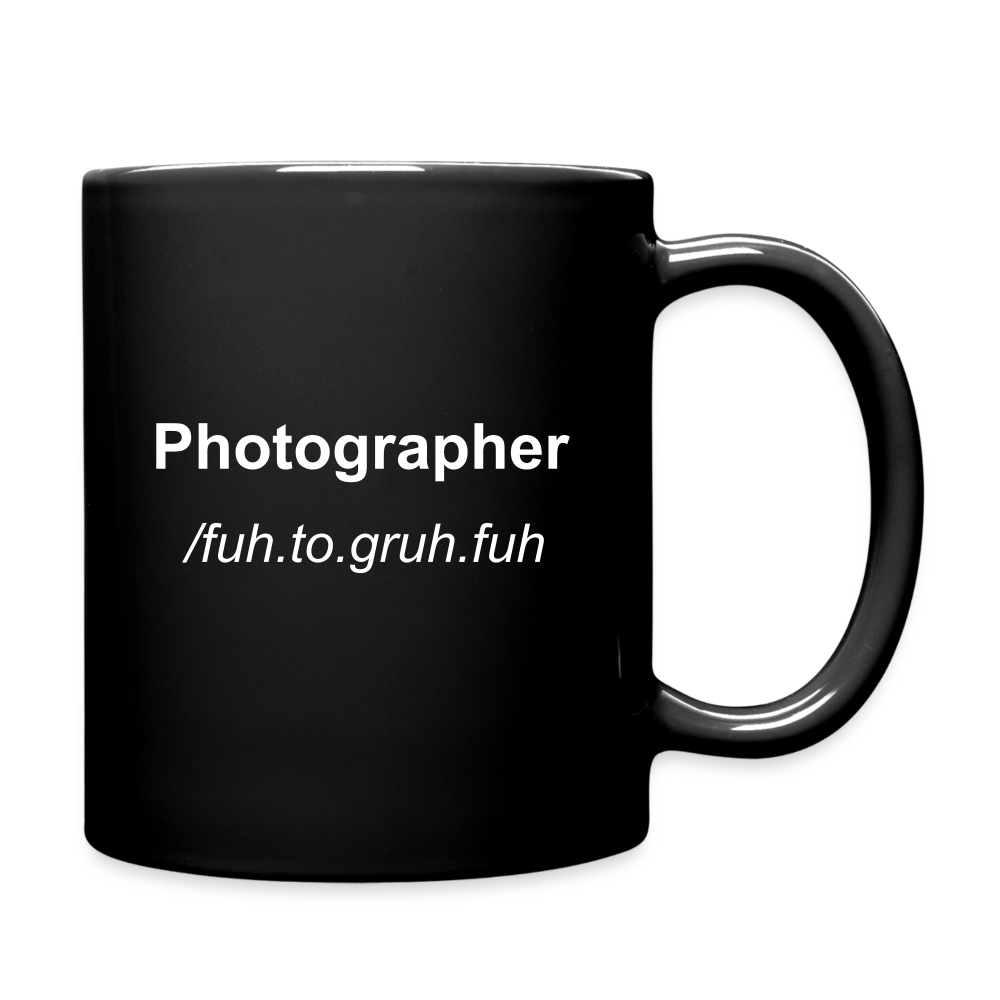 Photographer Life Black Mug - black