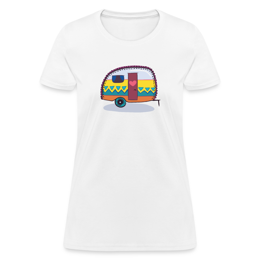 Hippy Caravan Women's T-Shirt - white