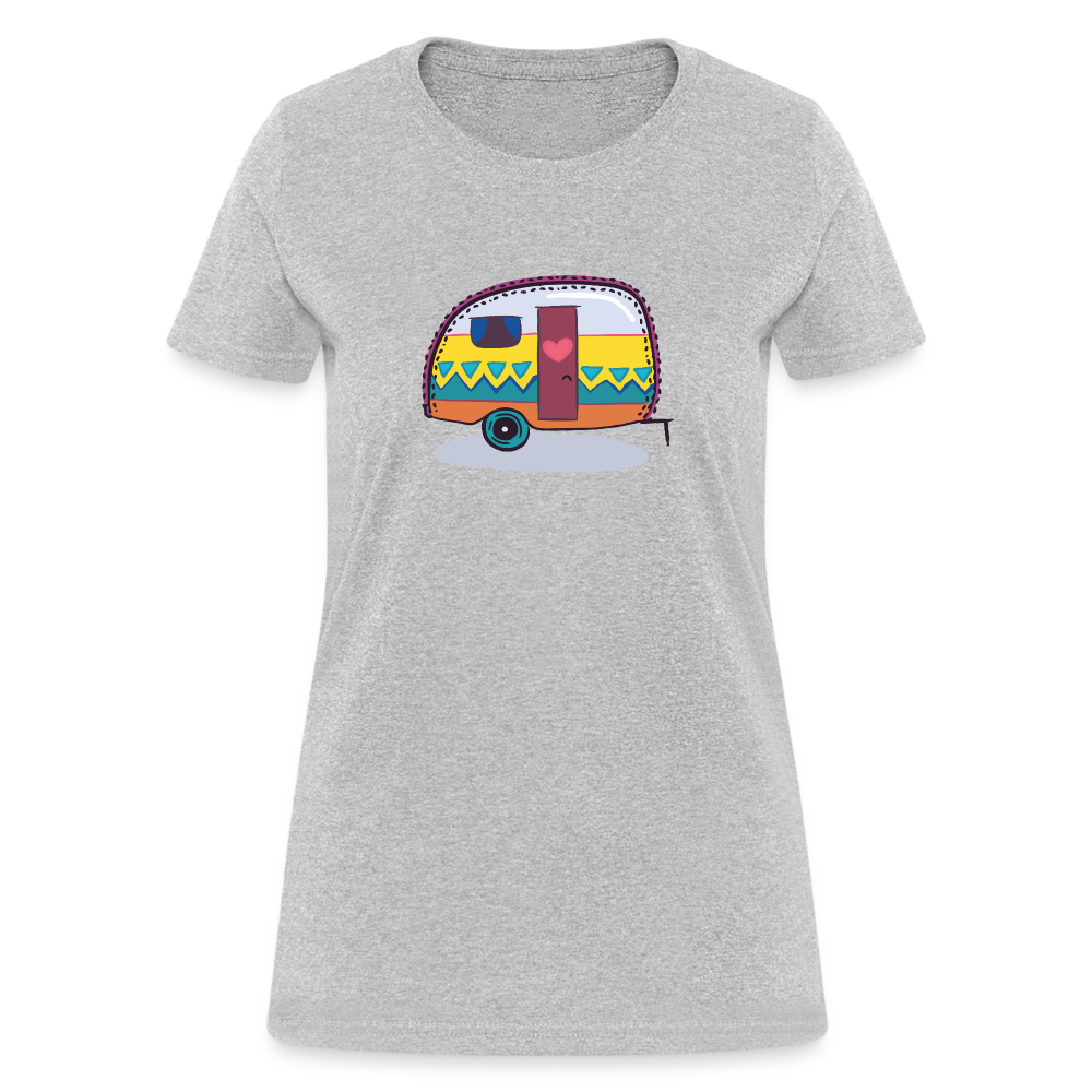 Hippy Caravan Women's T-Shirt - heather gray