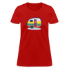 Hippy Caravan Women's T-Shirt - red