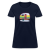 Hippy Caravan Women's T-Shirt - navy