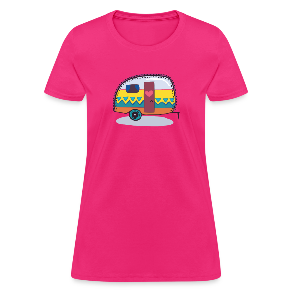 Hippy Caravan Women's T-Shirt - fuchsia