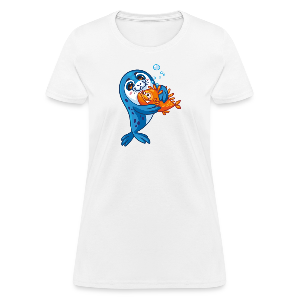 Seal Fish Women's T-Shirt - white