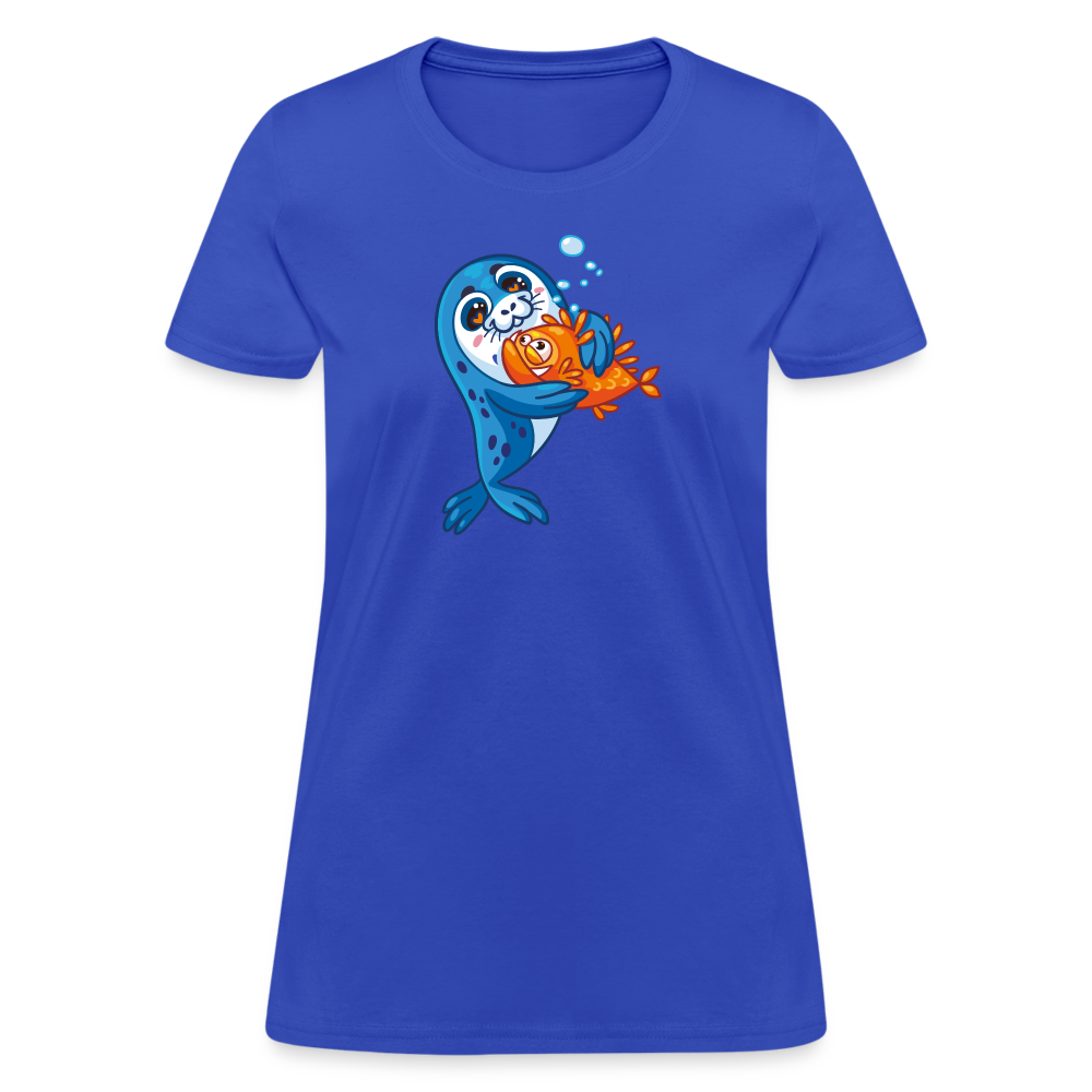 Seal Fish Women's T-Shirt - royal blue