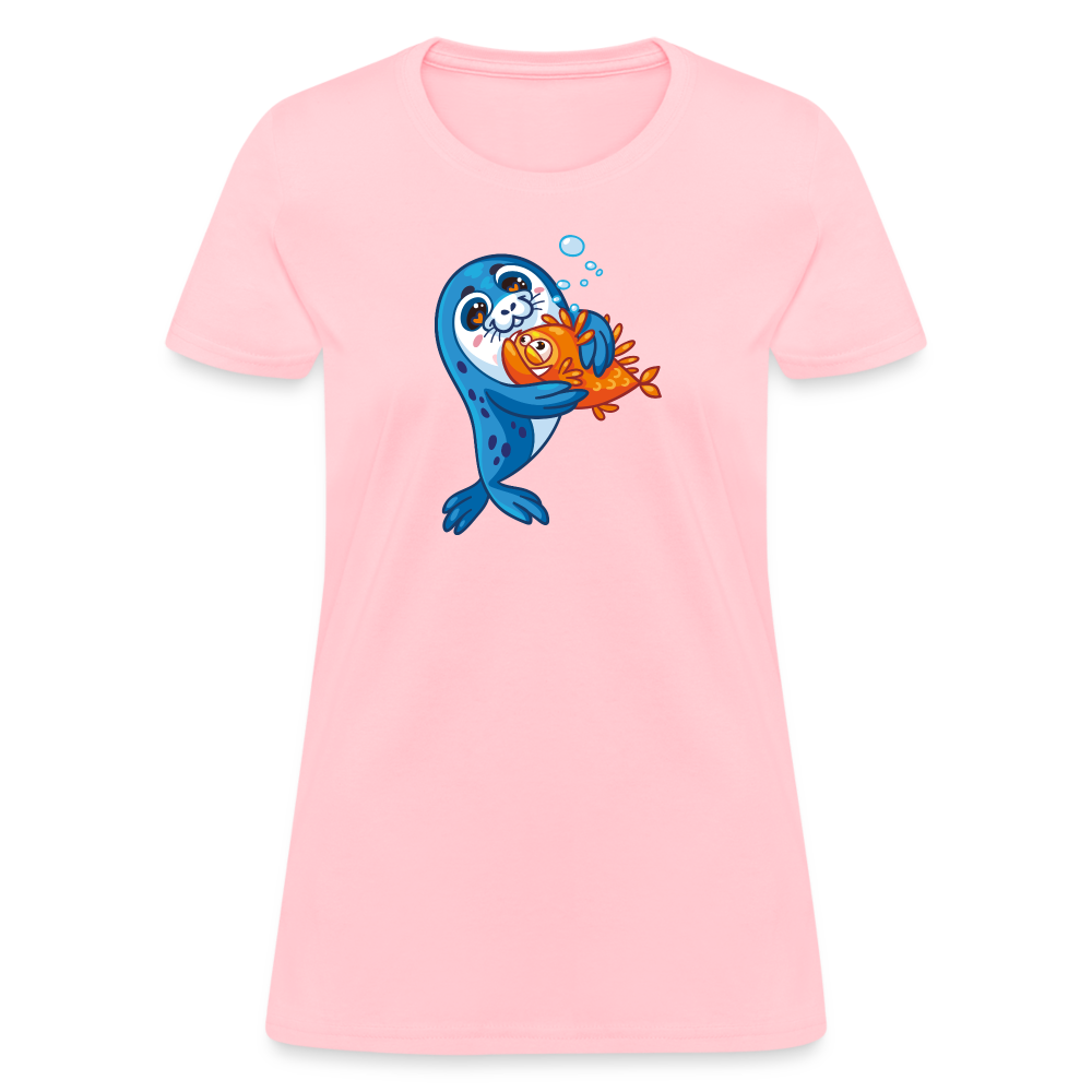 Seal Fish Women's T-Shirt - pink