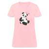 Sitting Panda Women's T-Shirt - pink