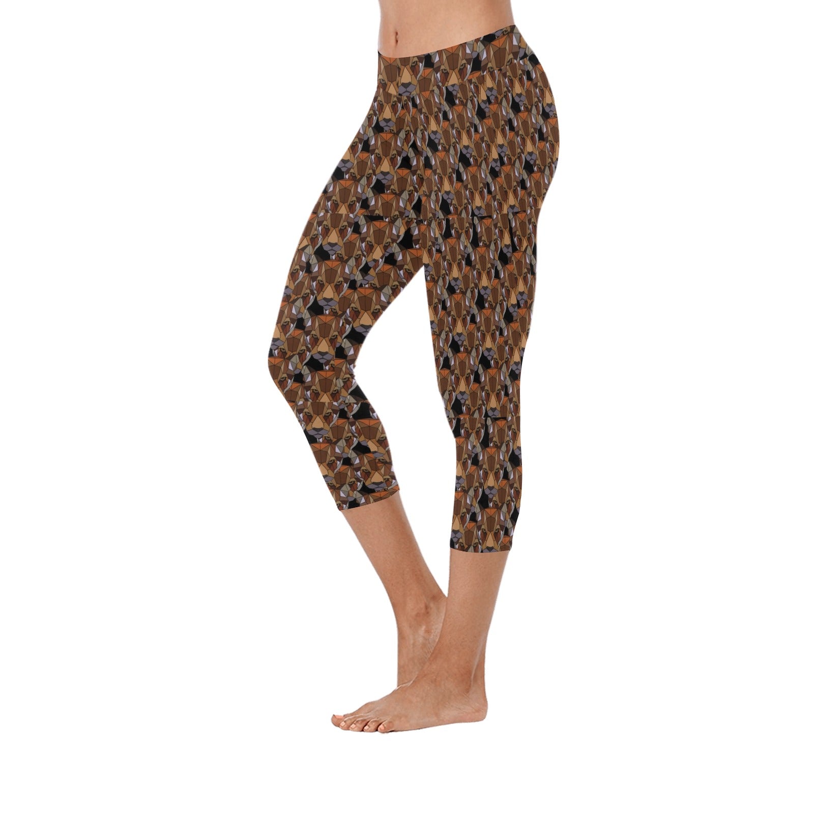 Graphic Panthers Capril Leggings up to 5 XL