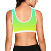 Ombre Aqua Yellow Sports Top up to 3 XL