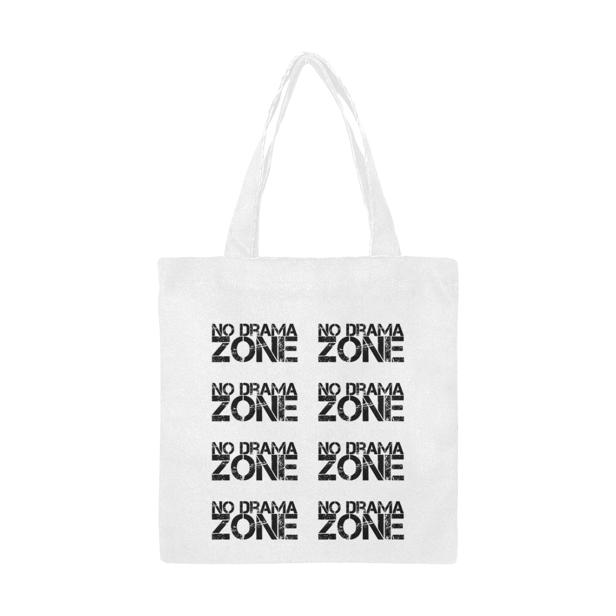 No Drama Zone Cotton Canvas Tote Bag (Made in Australia)