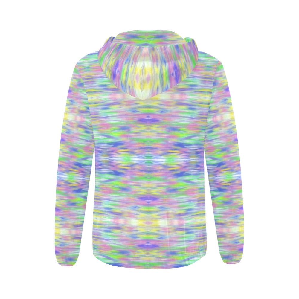 Rainbow Ocean Women's Full Zip Hoodie up to 2 XL