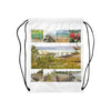 Rangitoto Island Colour Drawstring Bag