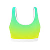 Ombre Aqua Yellow Sports Top up to 3 XL