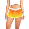 Ombre Orange Yellow Drawstring Shorts up to 2 XL