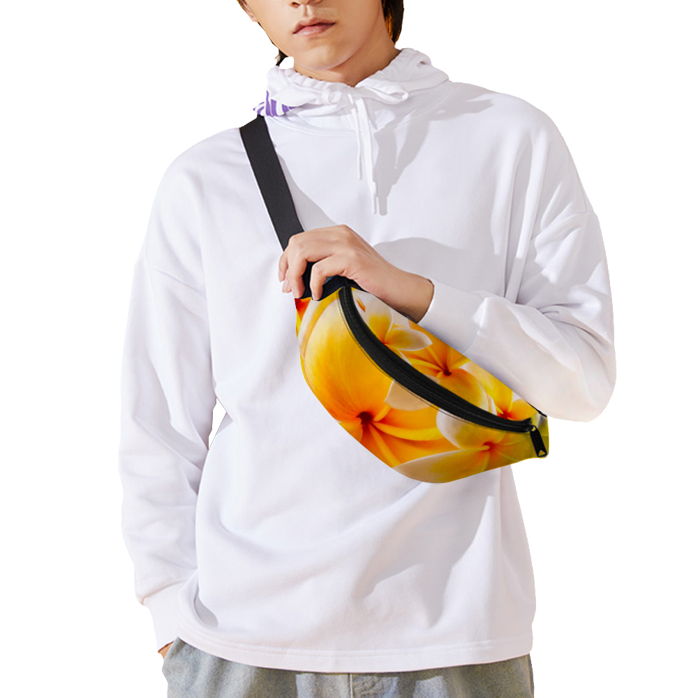 Fresh Yellow Frangipanis Waist Bag / Fanny Pack / Bum Bag