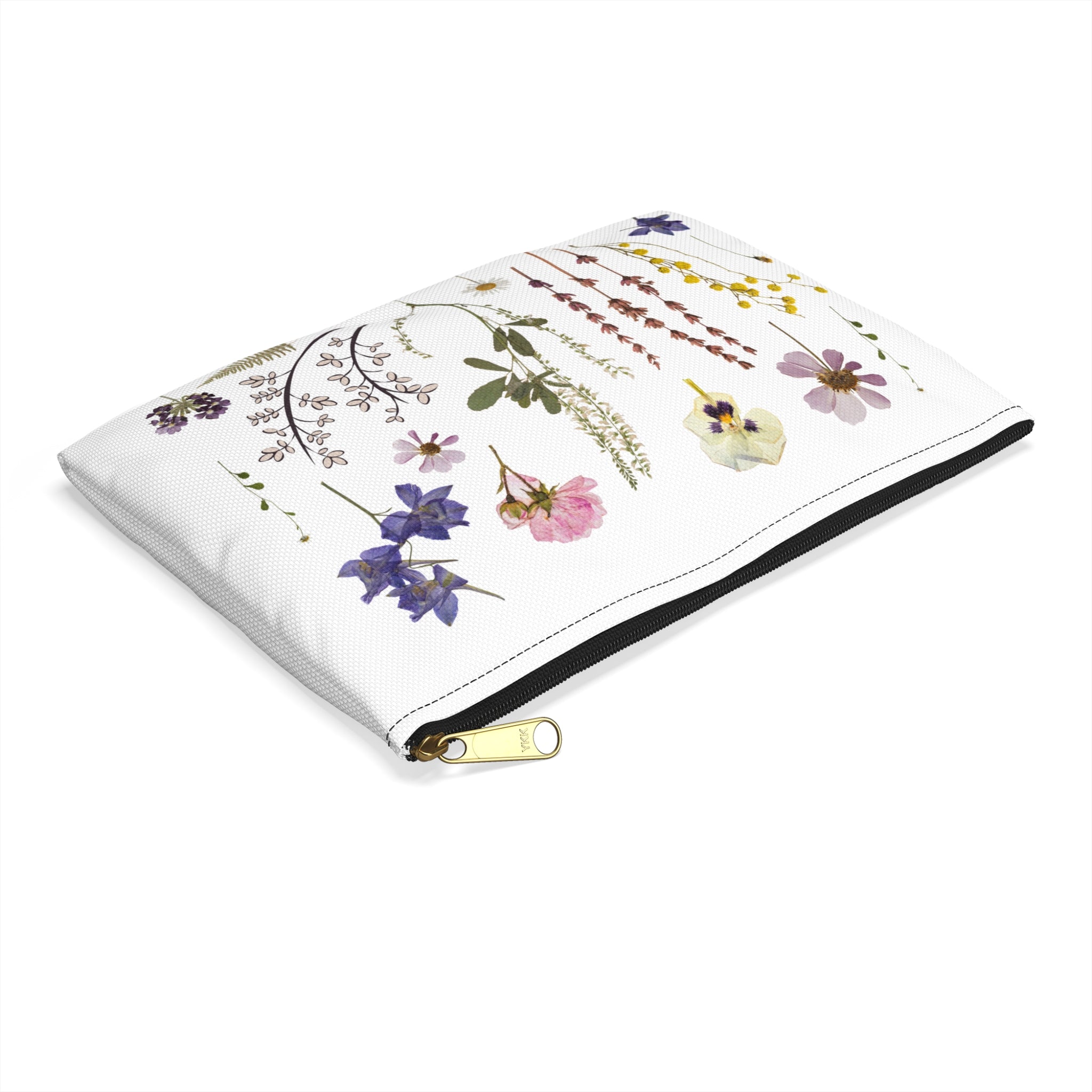 Wildflowers White Accessory Pouch (FWS)