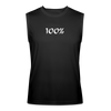 100% Men’s Performance Sleeveless Shirt - black