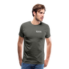 100% Men's Premium T-Shirt - asphalt gray man