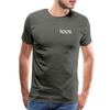 100% Men's Premium T-Shirt - asphalt gray man