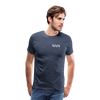 100% Men's Premium T-Shirt - heather blue man