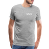 100% Men's Premium T-Shirt - heather gray man