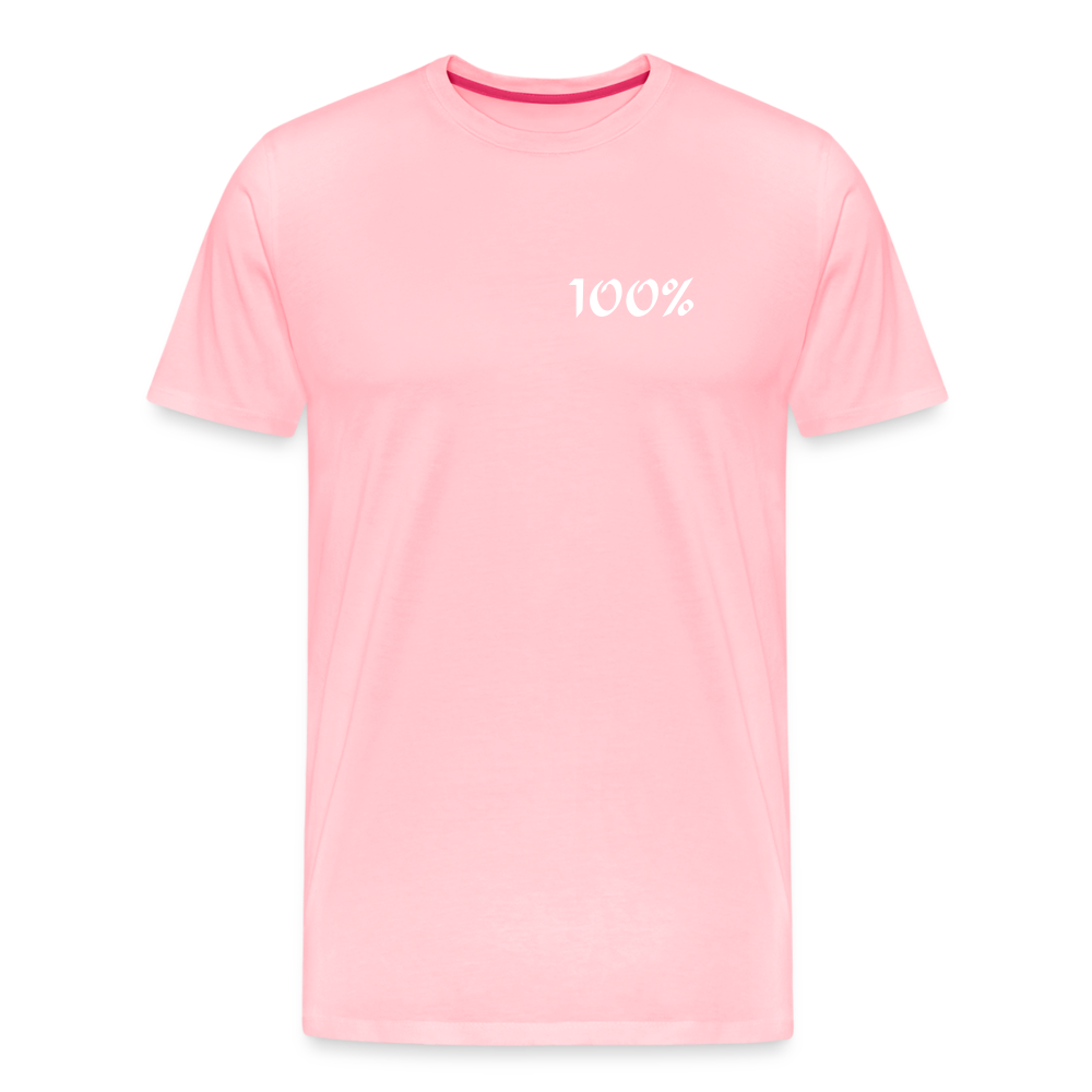 100% Men's Premium T-Shirt - pink 