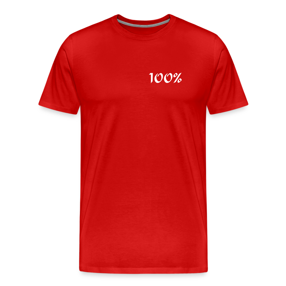 100% Men's Premium T-Shirt - red