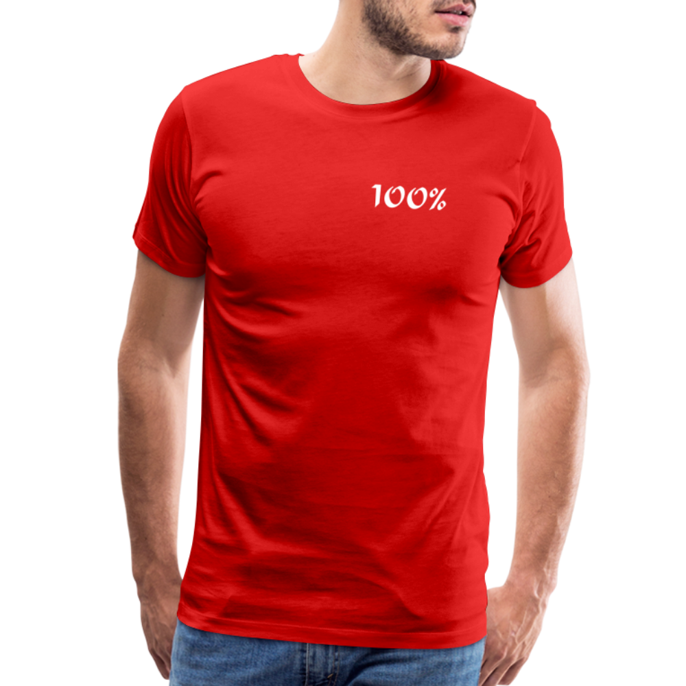 100% Men's Premium T-Shirt - red man