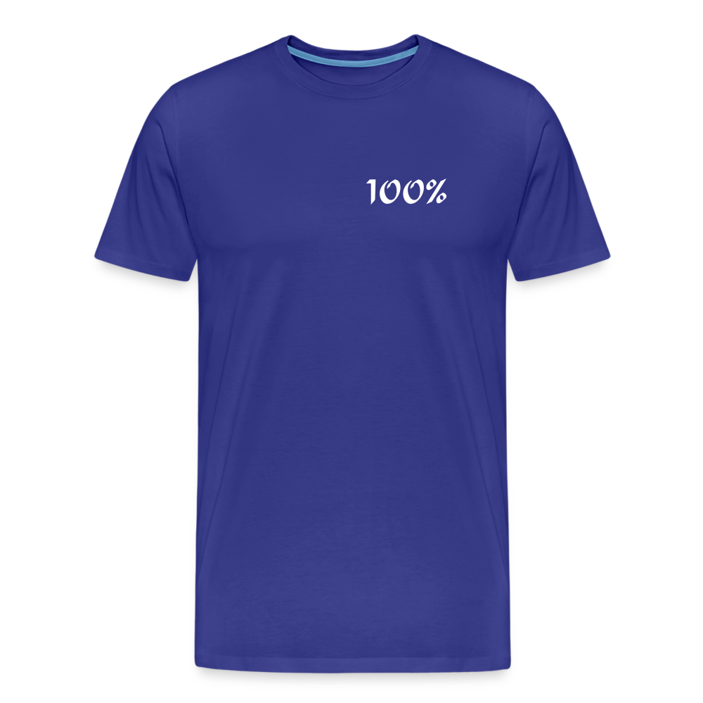 100% Men's Premium T-Shirt - royal blue