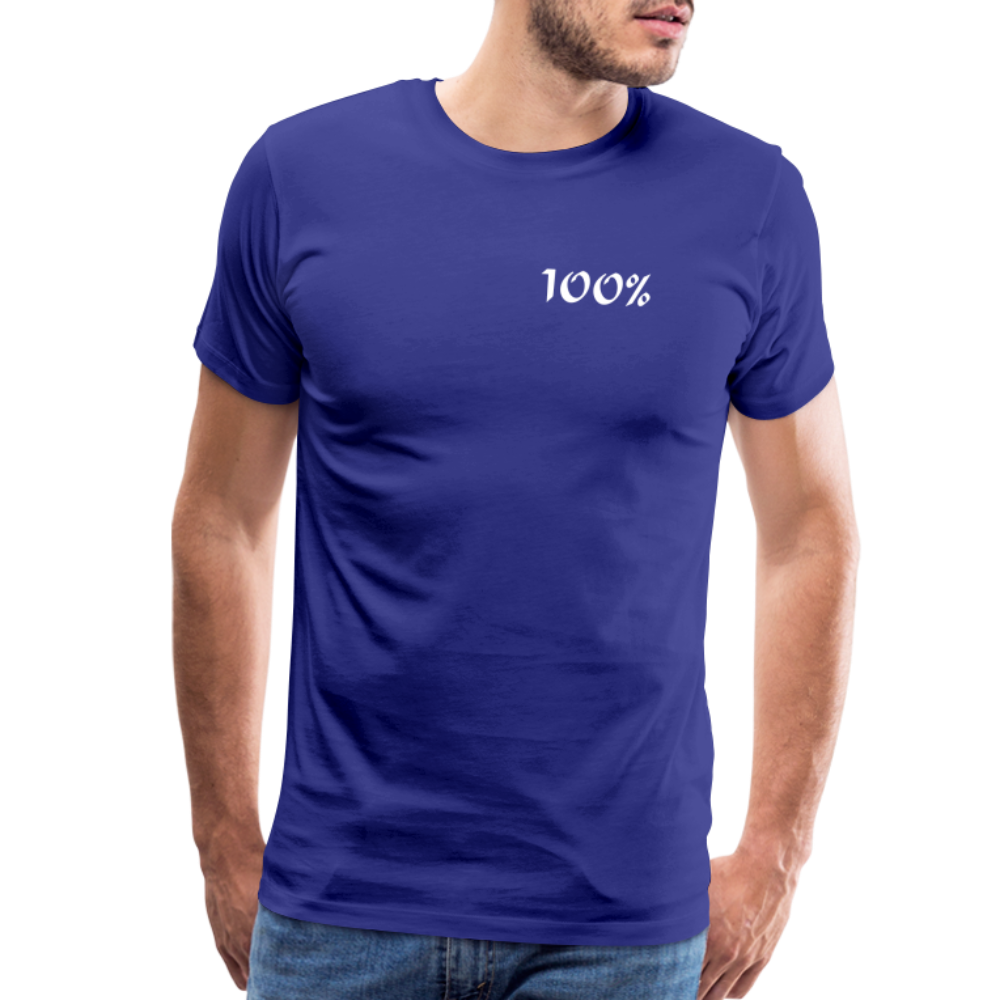 100% Men's Premium T-Shirt - royal blue man