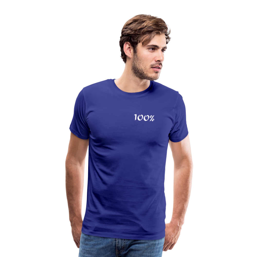 100% Men's Premium T-Shirt - royal blue man