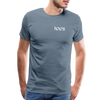 100% Men's Premium T-Shirt - steel blue man