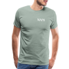 100% Men's Premium T-Shirt - steel green man