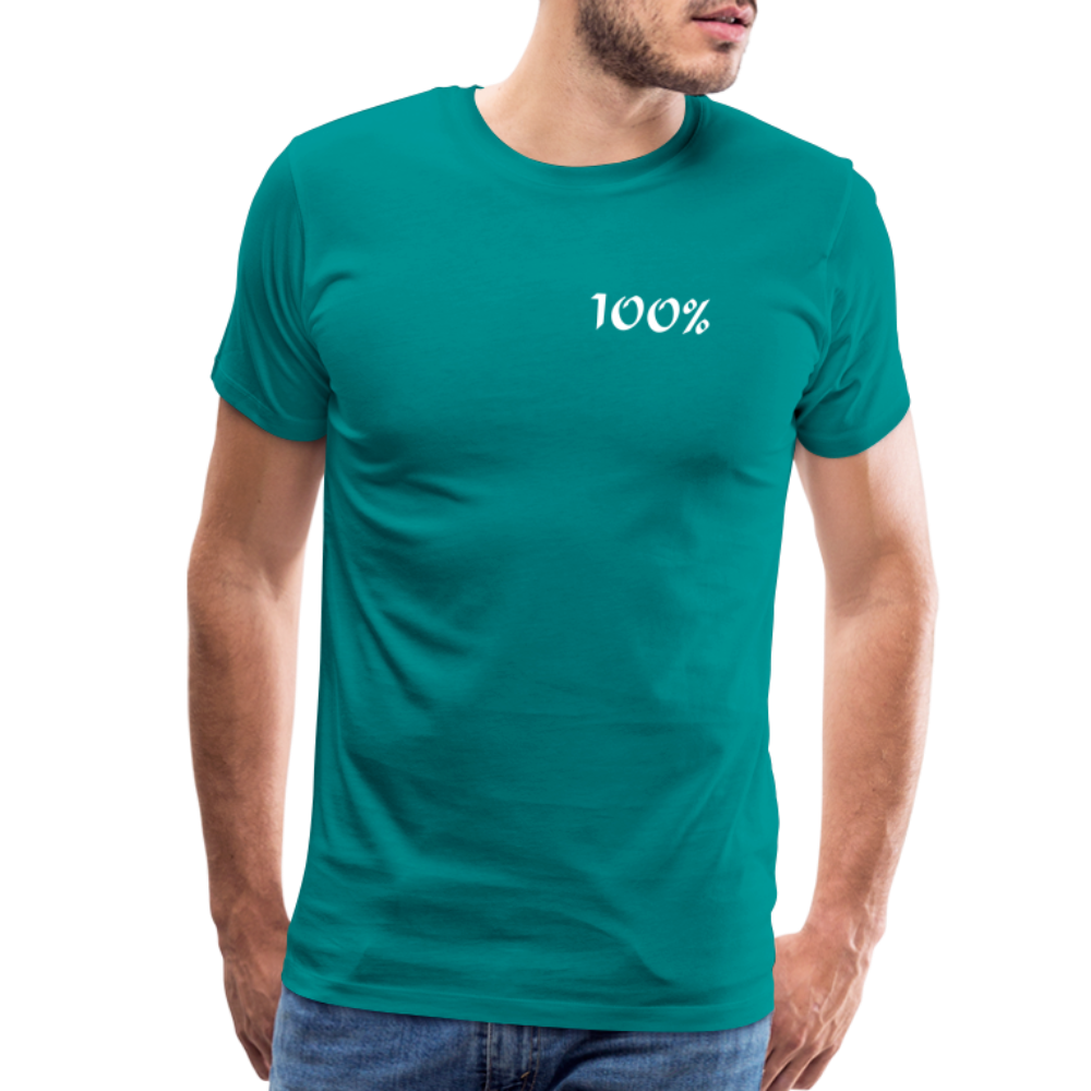 100% Men's Premium T-Shirt - teal