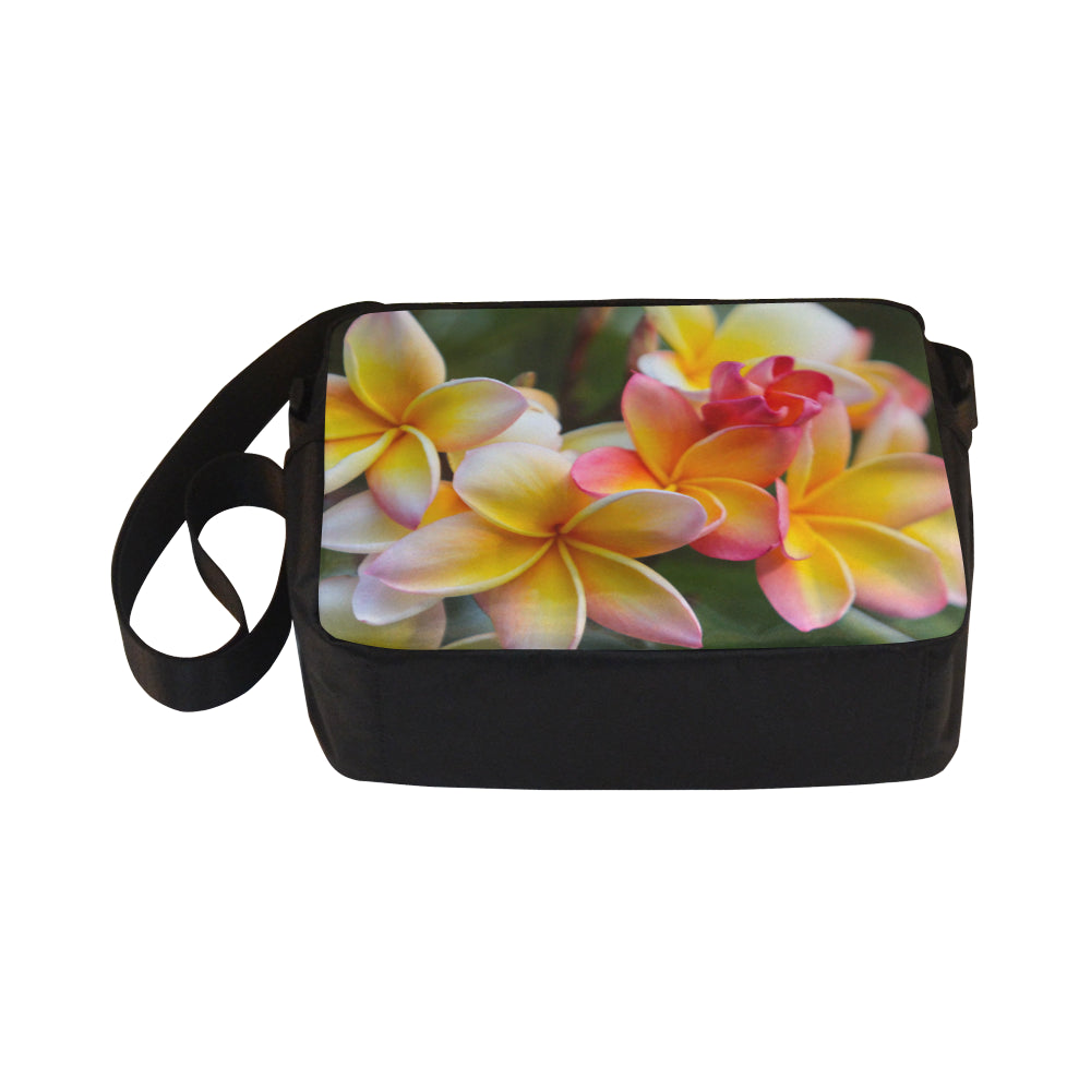 Last of Summer Frangipanis Cross-Body Shoulder Bag