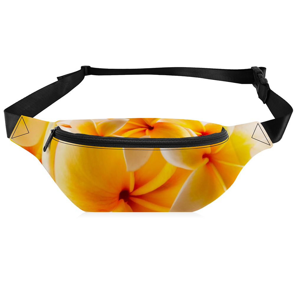 Fresh Yellow Frangipanis Waist Bag / Fanny Pack / Bum Bag