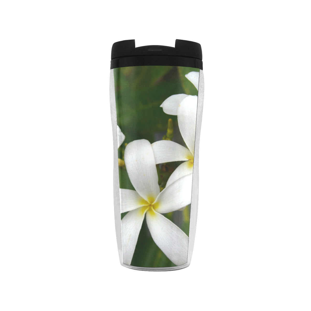 White Frangipanis Reusable Cup