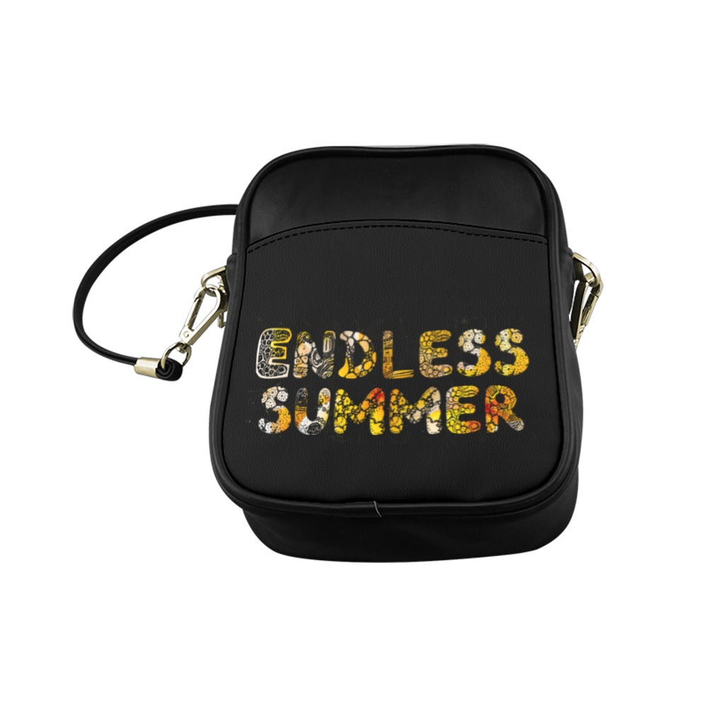 Endless Summer Black Shoulder Sling Bag