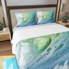 Inside the Wave Three Piece Bed Cover Set