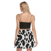 Big Leopard Mini Skater Skirt No Pockets up to 3 XL (FWS)