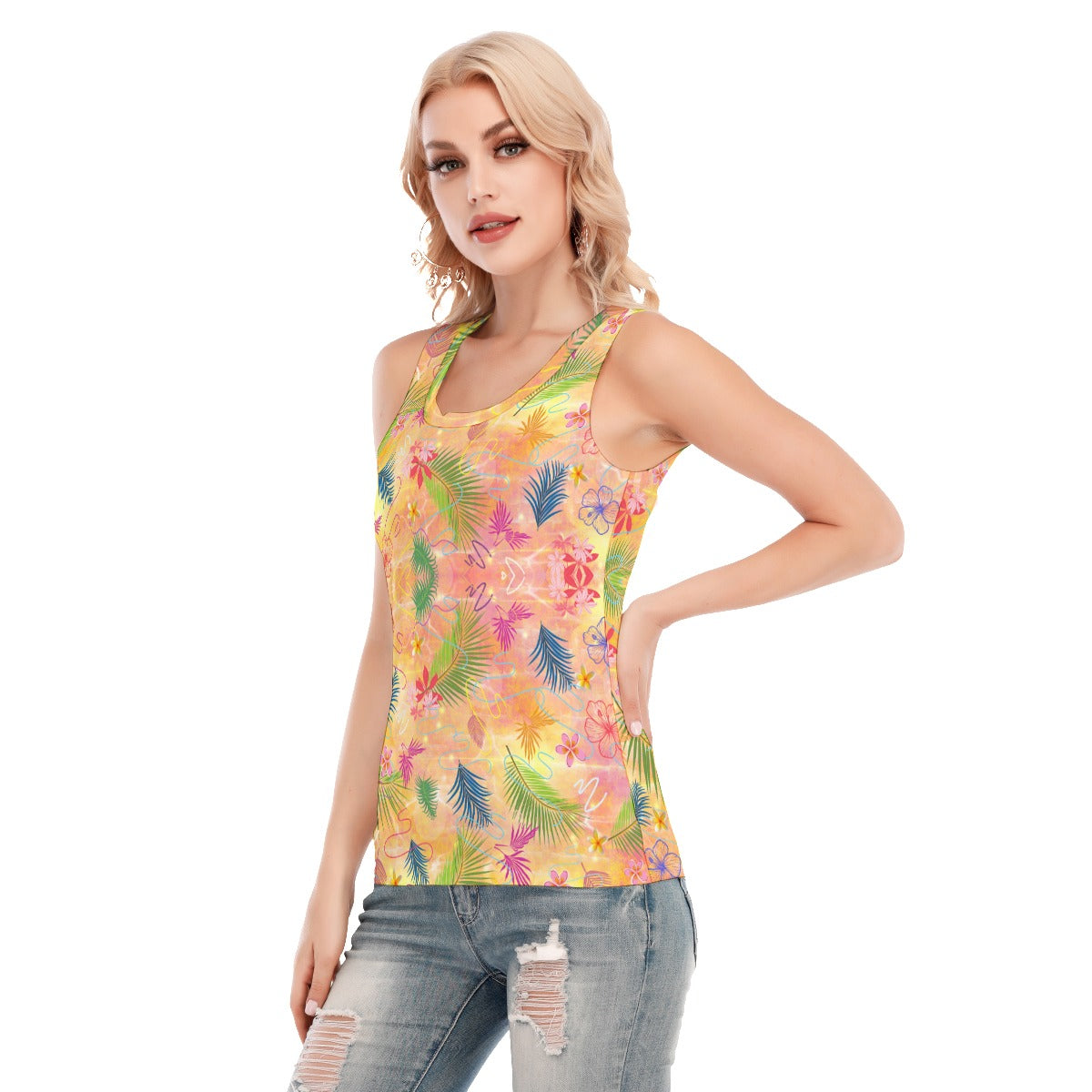 Hawaiian Gold Sport Tank Top up to 5 XL (FWS)