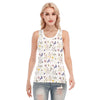 Wildflowers White Tank Top up to 5 XL (FWS)