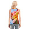 Frangipani Sky Women's Skinny Sport Tank Top