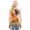 Last of the Summer Frangipani Women's Skinny Sport Tank Top