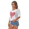 Be Kind Just Love Bat Sleeves V-Neck Top up to 2 XL (FWS)