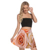 Pinky Roses Mini Skater Skirt No Pockets up to 3 XL (FWS)